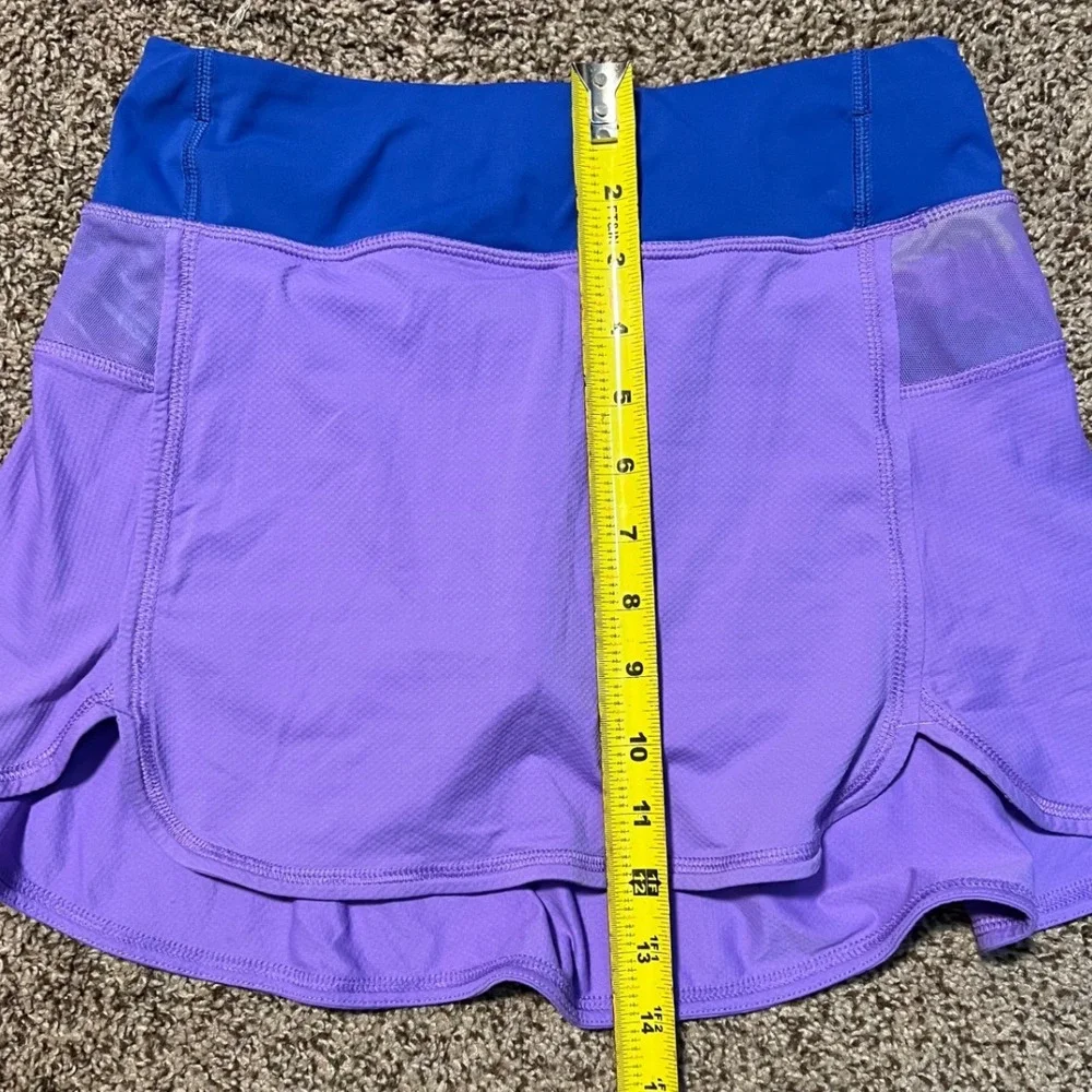 ivivva‎ by Lululemon Purple Athletic Skort Girls Size 12 Waist Tennis Running